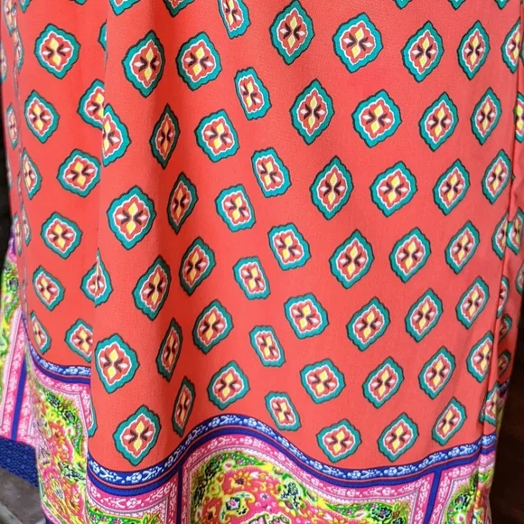 NWT Skies Are Blue A-lined Mini Sleeveless Multicolored Dress Size S - Picture 4 of 9